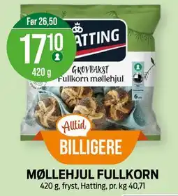 Kiwi MØLLEHJUL FULLKORN tilbud