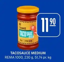 Rema 1000 TACOSAUCE MEDIUM tilbud