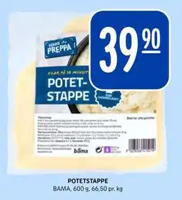 Rema 1000 POTETSTAPPE tilbud