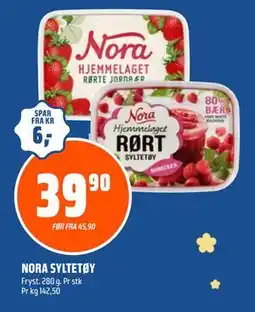 Coop Obs NORA SYLTETØY tilbud