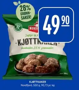 Rema 1000 KJØTTKAKER tilbud