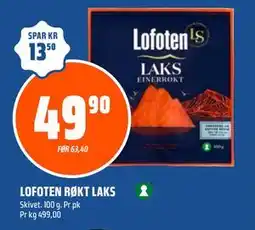 Coop Obs LOFOTEN RØKT LAKS tilbud