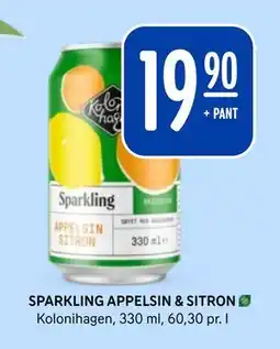 Rema 1000 SPARKLING APPELSIN & SITRON tilbud