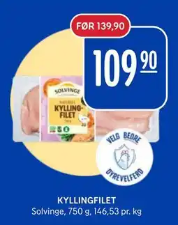 Rema 1000 KYLLINGFILET tilbud