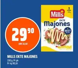 Coop Obs MILLS EKTE MAJONES tilbud