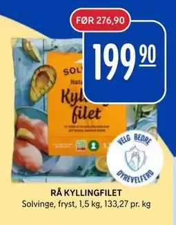 Rema 1000 RÅ KYLLINGFILET tilbud