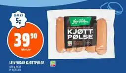 Coop Obs LEIV VIDAR KJØTTPØLSE tilbud