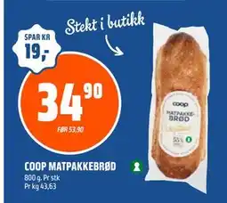 Coop Obs COOP MATPAKKEBRØD tilbud