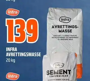 INFRA AVRETTINGSMASSE
