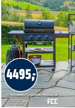 Coop Obs FCC PERFORMANCE II 3,1 GASSGRILL - FOLKEGRILLEN! tilbud