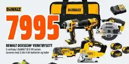 Obs Bygg DEWALT DCK503M³ VERKTØYSETT tilbud