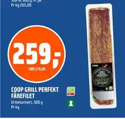 Coop Obs COOP GRILL PERFEKT FÅREFILET tilbud