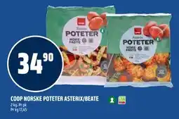 Coop Obs COOP NORSKE POTETER ASTERIX/BEATE tilbud