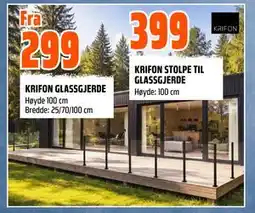 Obs Bygg KRIFON GLASSGJERDE tilbud