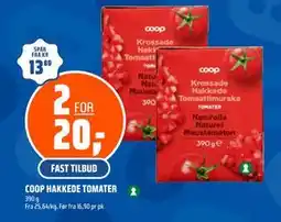 Coop Obs COOP HAKKEDE TOMATER tilbud