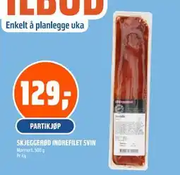 Coop Obs SKJEGGERØD INDREFILET SVIN tilbud