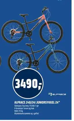 Coop Obs ALPRACE 240/241 JUNIORSYKKEL 24” tilbud