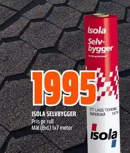 Obs Bygg ISOLA SELVBYGGER tilbud