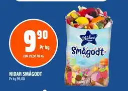 Coop Obs NIDAR SMÅGODT tilbud