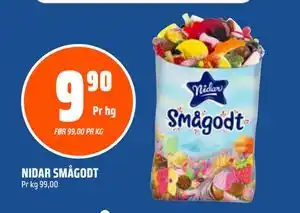 Coop Obs NIDAR SMÅGODT tilbud