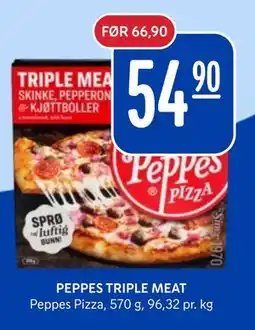 Rema 1000 PEPPES TRIPLE MEAT tilbud