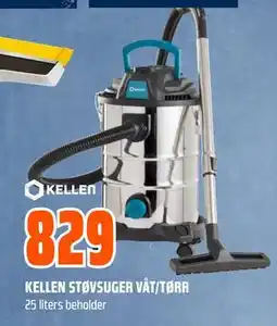 Obs Bygg KELLEN STØVSUGER VÅT/TØRR tilbud