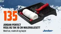 Obs Bygg JORDAN PERFECT VEGG OG TAK 18 CM MALERULLESETT tilbud