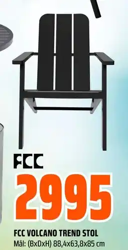 Obs Bygg FCC VOLCANO TREND STOL tilbud