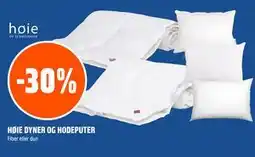 Coop Obs HØIE DYNER OG HODEPUTER tilbud