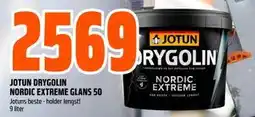 Obs Bygg JOTUN DRYGOLIN NORDIC EXTREME GLANS 50 tilbud