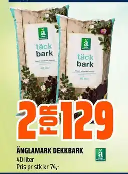 Obs Bygg ÄNGLAMARK DEKKBARK tilbud