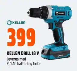 Obs Bygg KELLEN DRILL 18 V tilbud