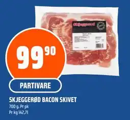 Coop Obs SKJEGGERØD BACON SKIVET tilbud