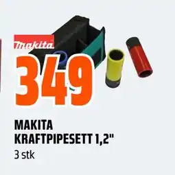 Obs Bygg MAKITA KRAFTPIPESETT 1,2 tilbud