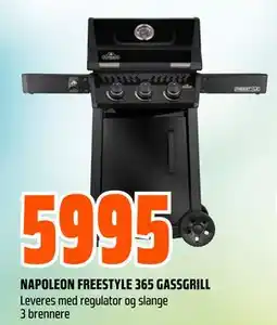 Obs Bygg NAPOLEON FREESTYLE 365 GASSGRILL tilbud