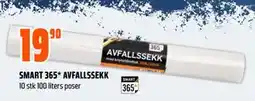 Obs Bygg SMART 365* AVFALLSSEKK tilbud