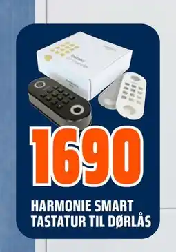Obs Bygg HARMONIE SMART TASTATUR TIL DØRLÅS tilbud