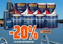 Obs Bygg 20% PÅ JOTUNS BÅTPRODUKTER tilbud