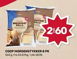 Matkroken COOP MORGENSTYKKER 8 PK tilbud
