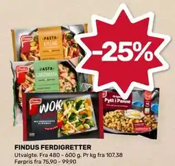 Matkroken FINDUS FERDIGRETTER tilbud