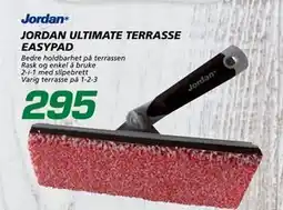 Coop Byggmix JORDAN ULTIMATE TERRASSE EASYPAD tilbud