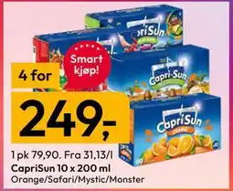 Gigaboks CapriSun 10 x 200 ml tilbud