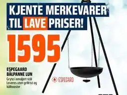 Obs Bygg ESPEGAARD BÅLPANNE LUN tilbud