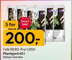 Gigaboks Plantejord 40 l tilbud