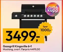 Gigaboks Gassgrill Kingsville 6+1 tilbud