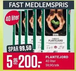 Europris PLANTEJORD, Medlemspris tilbud