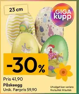 Gigaboks Påskeegg tilbud