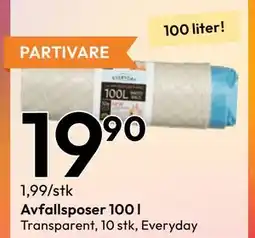 Gigaboks Avfallsposer 100 l tilbud