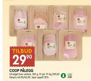 Coop Mega COOP PÅLEGG tilbud