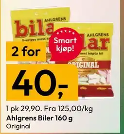 Gigaboks Ahlgrens Biler 160 g tilbud